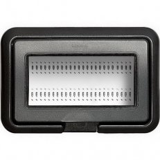 BTICINO LIVINGLIGHT RÁMEČEK IP55 INDROBOX 4MODULOVÝ ANTRACIT 24604L