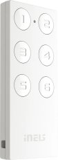 6 tlačítkový ovladač-klíčenka (bílá) RF KEY-60/W ELKO EP 8595188180764
