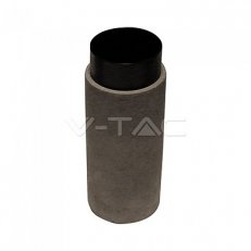 GU10 Fitting Gypsum Surface Metal With Gun Black Concrete Bottom, VT-865