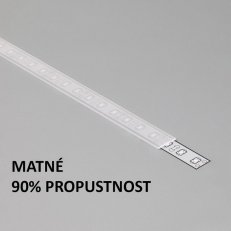 FKU-PA-1M-FR Plexi A matné pro Al profily FKU22, 55, 1m FK TECHNICS 4737655