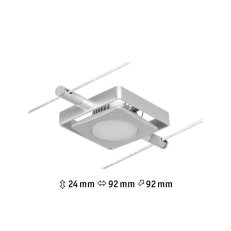 LED lankový systém MacLED spot 4,5W 3000K 12V matný chrom/chrom PAULMANN 94421