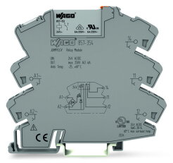 Reléový modul, vstupní jmenovité napětí AC/DC 24 V, 1 přepínací kontakt