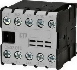 Miniaturní stykač ETI CE07.01-110V-50/60Hz 3p 3xNO+1xNC 16A(AC1)/7A(AC3 400V)