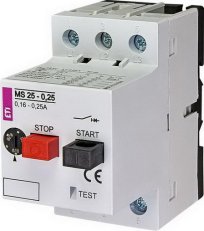 Motorový spouštěč MS25 3p 50kA (230V) 0,16-0,25A Irm=3A ETI 004600020