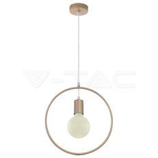 Závěsné svítidlo V-TAC Geometric Champagne Gold Round VT-7320