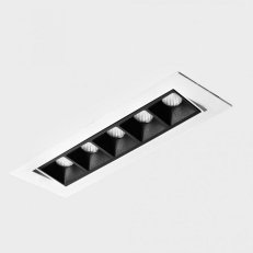 NSES TILT Recessed with Frame White-Blac