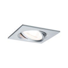 Vestavné svítidlo LED Nova hranaté 1x6,5W hliník broušený nastavitelné 934.55