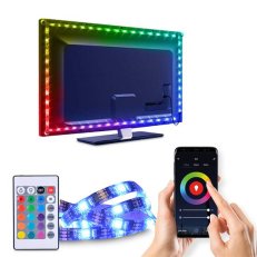 LED WIFI smart RGB pásek pro TV, 4x50cm, USB SOLIGHT WM58