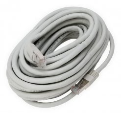 Síťový kabel CAT 7-UTP, s konektory, 10 m, šedý KOPP 33369568