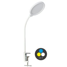 LED stmívatelná stolní lampa 10W,500lm,CCT,bílá ECOLITE LU13A-BI
