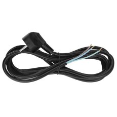 Přívodní kabel FLEXO H05VV-F 3G0,75C s úhlovou vidlicí 1m černá PVC