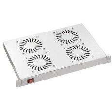 19'' ventilační jednotka, 4 ventilátory, vypínač, 1U SCHRACK DTLTM04S--