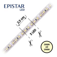 LED pásek 120LED/m 3528 IP65 2800-2900 K bílá 12V 8mm 30m FK TECHNICS 4739827-63