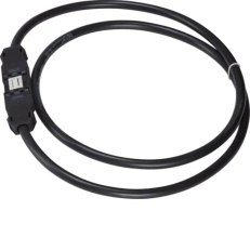 Propojovací kabel s konektory Winsta, 3x2,5 mm2 1,5m, PVC, černý GKWAD03015