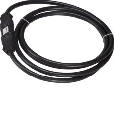 Propojovací kabel s konektory Winsta, 3x2,5 mm2 2,5m, PVC, černý GKWAD03025