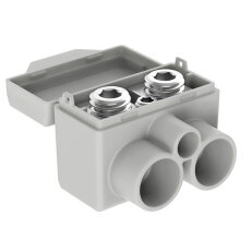 Distribuční svorka SLT 50-2-1 šedá Al 16-50/Cu 2.5-35 mm2 1000V (+1,5-6mm2)