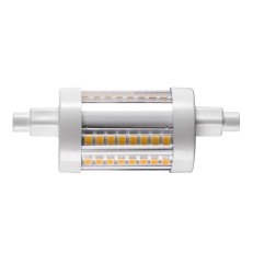 QT DE12 R7S 78mm LED světelný zdroj transparentní 9 W 3000K CRI 90 330°