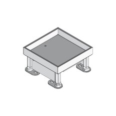 podlah. krabice pro 2 moduly, T=12 mm PUK GROUP UEBD1-2 15-V E