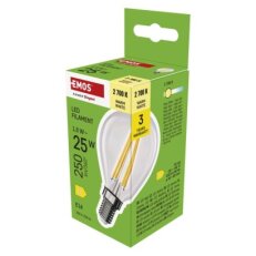 LED žárovka Filament Mini Globe E14 1,8W (25W) 250 lm teplá bílá EMOS ZF1D02