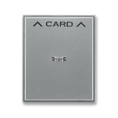 Kryt spínače kartového s čirým průzorem 3559E-A00700 36 ocelová Time ABB