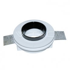 GU10 Fitting Gypsum White Recessed Light