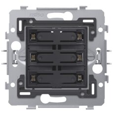 6násobné tlačítko 24V + modré LED NIKO 170-67160