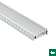 4731060-S AL profil FKU11 pro LED, s plexi, 1m FKU11-1M