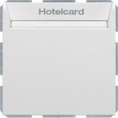 Relé pro hotelovou kartu s centrálním dílem, S.1/B.x, bílá mat BERKER 16409909