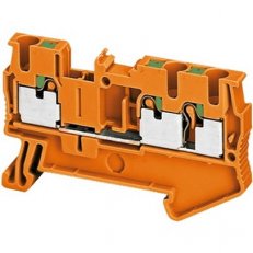 Push-in svorka, 3 body, 2,5mm2, oranžová (obj. mn. 50ks) SCHNEIDER NSYTRP23AR