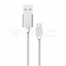 1M USB Type C - 2.4A Braided  cable, Pla