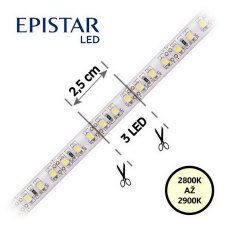 LED pásek 120LED/m 2835 IP20 3300-3600 K bílá 12V 5m FK TECHNICS 4738582-60