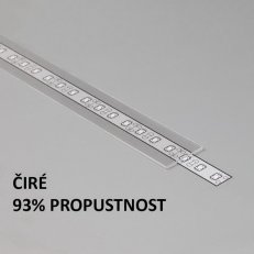 FKU-PE-1M-CL Plexi E čiré pro FKU66, 75, 1m FK TECHNICS 4739234