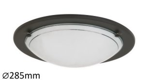 Ufo E27 1x 60W IP20 černá RABALUX 5103