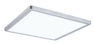 LED Panel Atria Shine hranaté 293x293mm 4000K matný chrom PAULMANN 71008