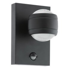 Nástěnné svítidlo SESIMBA 1 LED SENSOR černá 7,4W IP44 EGLO 96021