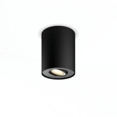 Philips Hue White Ambiance Pillar 1-spot LED GU10 250lm 2200-6500K černá