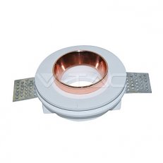 GU10 Fitting Gypsum White Recessed Light