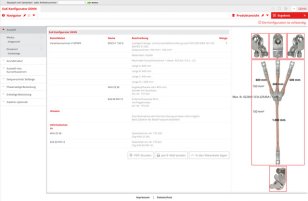 Uzemňovací a zkratovací souprava 3pól 120mm2 s nalis. koncovkami DEHN V1KPXFR