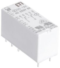 Miniaturní paticové relé MER2-005DC, kontakty 2xCO,8A, 5V DC ETI 002473030