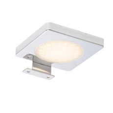 YOLO SQ nad zrcadlo chrom 12= LED 4W IP44 3000K RENDL R10588