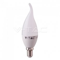 LED žárovka V-TAC 5.5W E14 Plastic Candle Flame 3000K VT-258