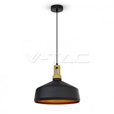 Modern Black Wooden Top Pendant ?350,  V