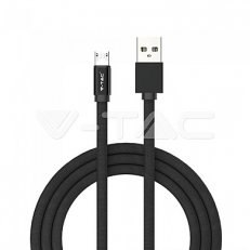 1M Micro USB 2.4A - Cotton fabric cable,