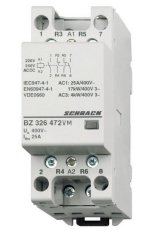 Instalační stykač VM 25 A, 2Z+2R (2NO+2NC), 230 V AC/DC, 2TE SCHRACK BZ326472VM