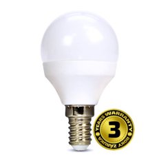 LED žárovka, miniglobe, 6W, E14, 4000K, 510lm SOLIGHT WZ417-1