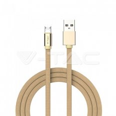 1M Micro USB 2.4A -  Cotton fabric cable