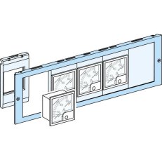 Čelní panel pro pět přístrojů 72x72mm nebo čtyři 96x96mm SCHNEIDER LVS03904