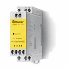 Relé s NVK, DIN, 2Z+1R+1AUX 6A, 24V DC, SIL3 FINDER 7S.63.9.024.0211