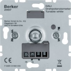 Otočný potenciometr DALI s řízením barvy BERKER 2997