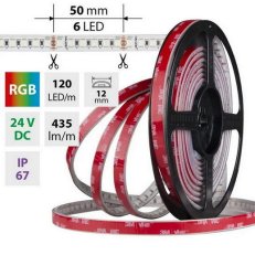 LED pásek SMD4040 RGB 120LED/m 5m, 24V, 14 W/m MCLED ML-128.004.90.0
